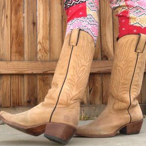 Steve Madden Suede Cowgirl Boots